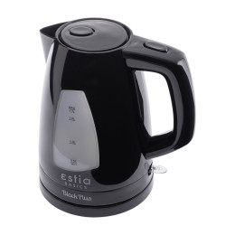 Estia Βραστηρας Black Plus Πλαστικος 2200w 1.7lt Μαυρος