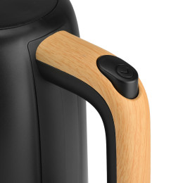 Estia Βραστηρας oak Πλαστικος 2200w 1.7lt Μαυρος