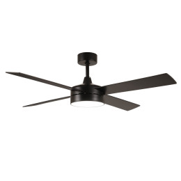 Estia Ανεμιστηρας Οροφης Zephyrus 132cm 70w με Αντιστρεψιμα Πτερυγια Μαυρο/γκρι