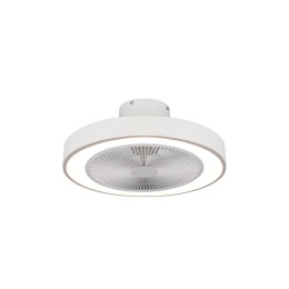 Estia Ανεμιστηρας Οροφης Halo Flow 50cm 15w με cct led Φωτισμο 45w & Τηλεχειριστηριο Λευκος
