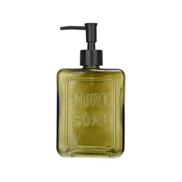Estia Αντλια Σαπουνιου Pure Soap Γυαλινη 520ml Πρασινη