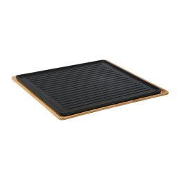 Estia Βαση για Μαντεμενια Πλακα Ψησιματος Bamboo 38x38cm