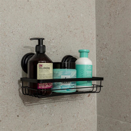 Estia Εταζερα με Βεντουζες Ισια Μαυρη