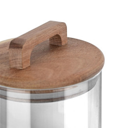 Estia Δοχειο Αποθηκευσης Allure Γυαλινο 650ml 10x10x14.8cm