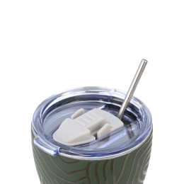 Estia Θερμος Coffee mug Save the Aegean 350ml olive Flow