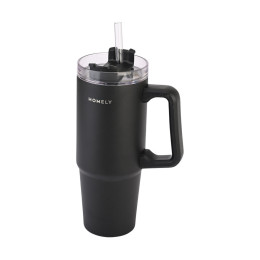 Θερμος Straw Tumbler 900ml Midnight Black
