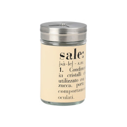 Estia Δοχειο για Αλατι Allure Γυαλινο 4.8x8.2cm Μπεζ