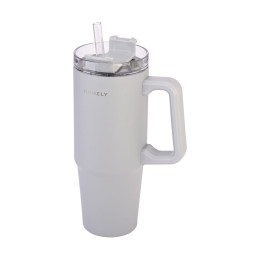 Θερμος Straw Tumbler 900ml Pebble Gray