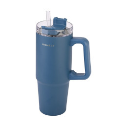 Θερμος Straw Tumbler 900ml Indigo Blue