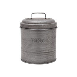 Estia Δοχειο Ζαχαρης Μεταλλικο 11x11x14cm με Αεροστεγες Καπακι