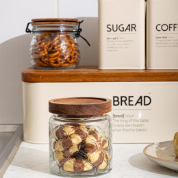 Estia Δοχειο Αποθηκευσης Allure Γυαλινο 700ml 14x10cm Αναγλυφο