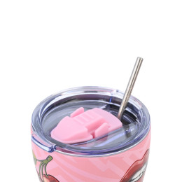 Estia Θερμος Coffee mug Save the Aegean 350ml blush pop