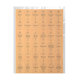 Estia Ετικετες για Δοχεια Αποθηκευσης Φαγητου 3.6x5cm