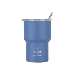 Estia Θερμος mug Lite Save the Aegean 400ml Denim Blue