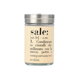 Estia Δοχειο για Αλατι Allure Γυαλινο 4.8x8.2cm Μπεζ