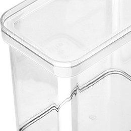 Estia Δοχειο Αποθηκευσης Πλαστικο 1650ml Διαφανες Στοιβαζομενο