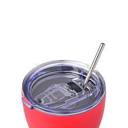 Estia Θερμος Coffee mug Save the Aegean 350ml Scarlet red