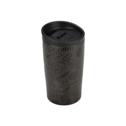 Estia Θερμος Travel mug Save the Aegean 350ml Noir Echo