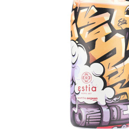 Estia Θερμος Travel Flask Save the Aegean 500ml Graffiti Rhythm