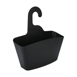 Θηκη Οργανωσης Μπανιου Κρεμαστη 24x7x25cm Μαυρη