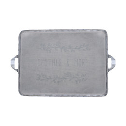 Θηκη Αποθηκευσης non Woven Υφασματινη 50x40x30cm με Παραθυρο Ivory