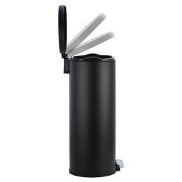 Estia Καδος Απορριματων Ovoid Soft Close 30lt Μαυρος