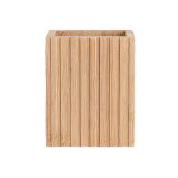 Estia Θηκη Οδοντοβουρτσας Bamboo Essentials Τετραγωνη 8.3x6.5x10.3cm
