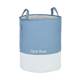 Estia Καλαθι Απλυτων Tone lab με Χερουλια 35x35x50cm Opal Blue