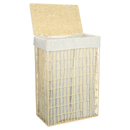 Estia Καλαθι Απλυτων Nest 37x22x55cm 2 Θεσεων Μπεζ