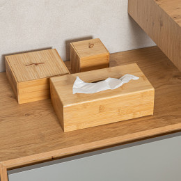 Estia Θηκη για Χαρτομαντηλα Bamboo Essentials 24x14x8.5cm