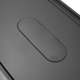 Estia Καδος Απορριματων Duoprime  Soft Close 60lt με δυο Δοχεια 30&30lt Μαυρος