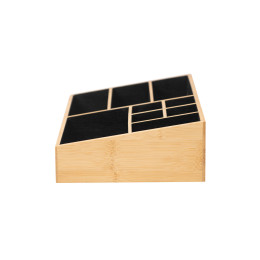 Estia Θηκη Οργανωσης Καλλυντικων Bamboo 9 Θεσεων 33x21x9cm