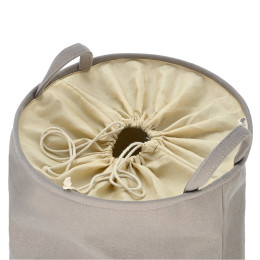 Estia Καλαθι Απλυτων Fjord με Χερουλια 36x36x50cm Driftwood