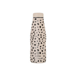 Estia Θερμος Travel Flask Save the Aegean 500ml Leopard Taupe