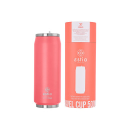 Estia Θερμος Travel cup Save the Aegean 500ml Fusion Coral