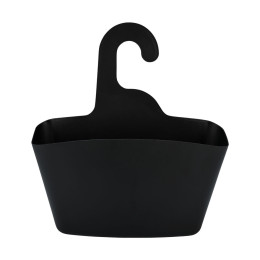 Θηκη Οργανωσης Μπανιου Κρεμαστη 24x7x25cm Μαυρη