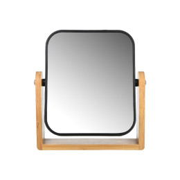 Estia Καθρεφτης Επιτραπεζιος Bamboo Essentials Περιστρεφομενος Διπλης Οψεως