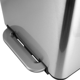 Estia Καδος Απορριματων Cubic Soft Close 30lt Ινοξ