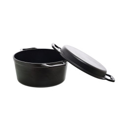 Estia Κατσαρολα Iron 2 σε 1 Μαντεμενια  25cm με Καπακι-Τηγανι