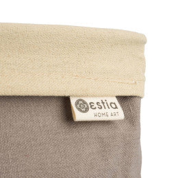 Estia Καλαθι Οργανωσης Fjord με Εσωτερικη Επενδυση 30x20x10cm Driftwood