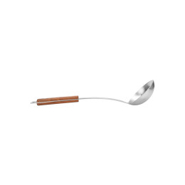 Estia Κουταλα Βαθια Allure Ανοξειδωτh 34cm με Ξυλινη Λαβη