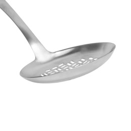 Estia Κουταλα Τρυπητη Allure Ανοξειδωτh 41.5cm με Ξυλινη Λαβη