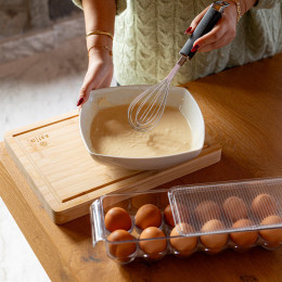 Κουτι Οργανωσης Ψυγειου Πλαστικο 11x37cm για Αυγα