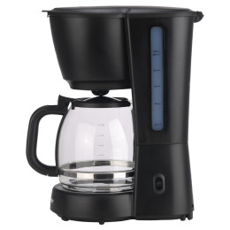 Estia Καφετιερα Φιλτρου Intense Dark Πλαστικη 1000w με Γυαλινη Κανατα 1.25lt ματ