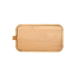 Estia Κουτι Οργανωσης και Αποθηκευσης Bamboo Essentials με Καθρεφτη 23x13,50x4cm