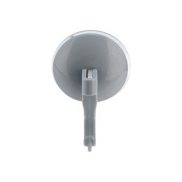 Κρεμαστρα Μονη Πλαστικη με Βεντουζα Γκρι