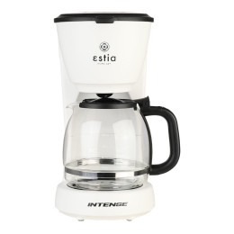 Estia Καφετιερα Φιλτρου Intense Luminus Πλαστικη 1000w με Γυαλινη Κανατα 1.25lt ματ
