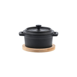 Estia Κατσαρολακι Iron Μαντεμενιο 10cm με Βαση Bamboo