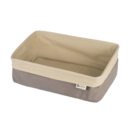 Estia Καλαθι Οργανωσης Fjord με Εσωτερικη Επενδυση 30x20x10cm Driftwood