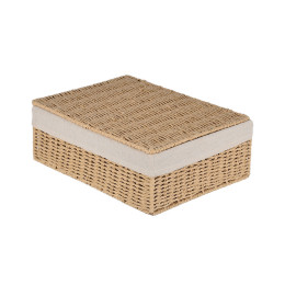 Estia Κουτι Αποθηκευσης & Οργανωσης Botanica 36x27x13cm με Εσωτερικη Επενδυση & Καπακι